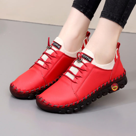 Women's Tendon Sole Casual Elasticity Fashion Little White Shoemaker